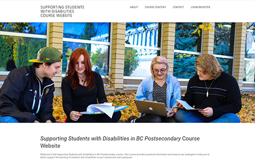 Online Course Supporting Students